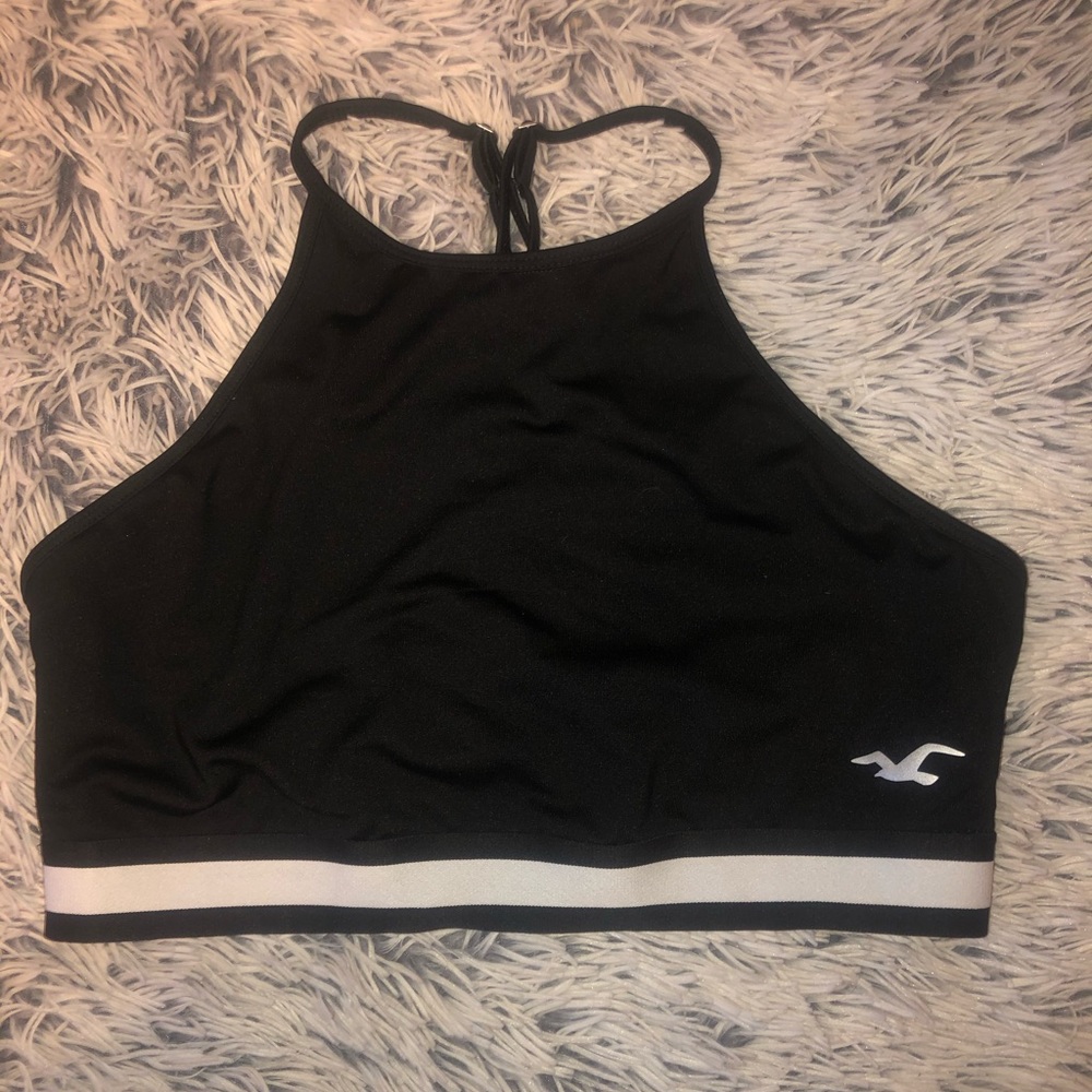 black hollister bra